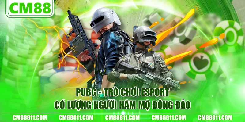 PUBG - Trò chơi Esport có lượng người hâm mộ đông đảo